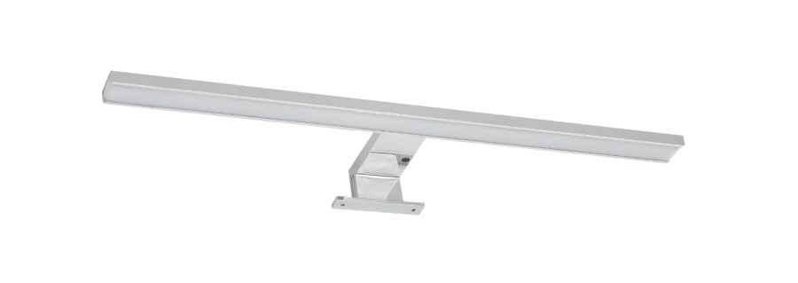 DŘEVOJAS PINO nástěnné LED osvětlení, 4000 K, 600 lm, 8 W, 500 mm, chrom