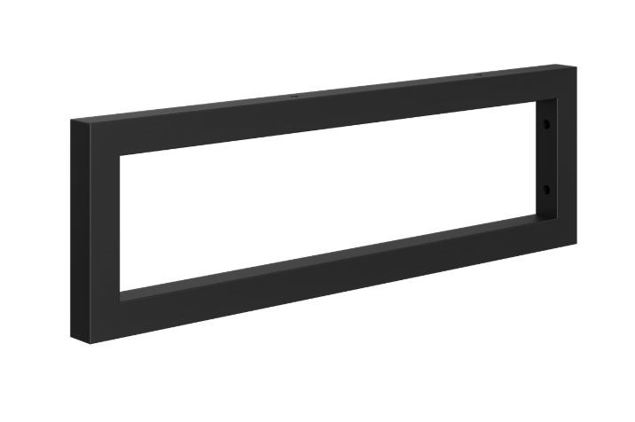 DŘEVOJAS konzola pro umyvadlové desky 490x150 mm, matná černá