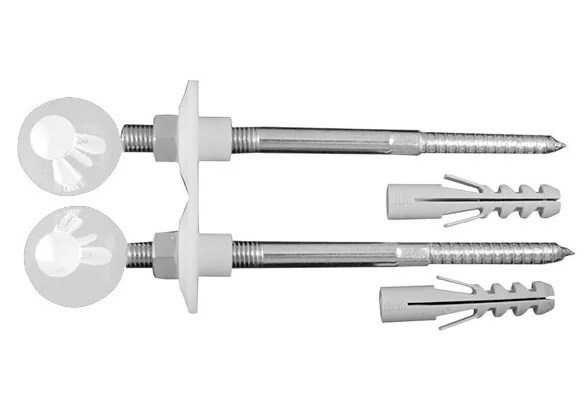 DURAVIT upevnění pro závěsné WC a bidetové mísy 12x180 mm, bílá