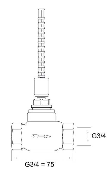 HANSA podomítkové těleso DN20
