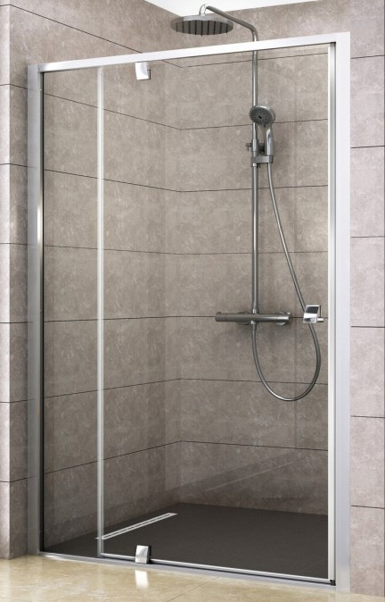 RAVAK PIVOT PDOP2 120 sprchové dveře 120x190 cm, pivotové, satin/sklo transparent
