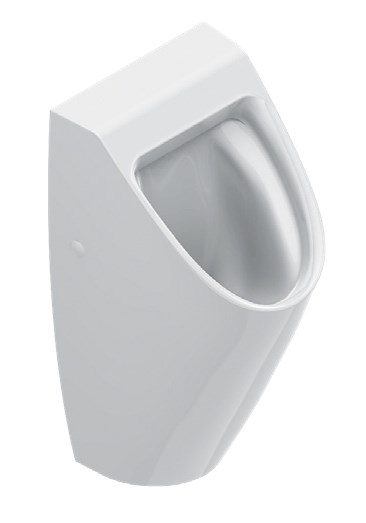 CATALANO COMFORT pisoár, zadní přívod vody, SaveWater splachování, Cataglaze+Silver Titanium