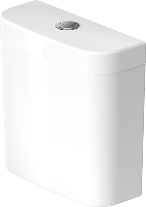 DURAVIT HAPPY D.2 WC kombi nádržka, boční přívod vody, Dual-Flush