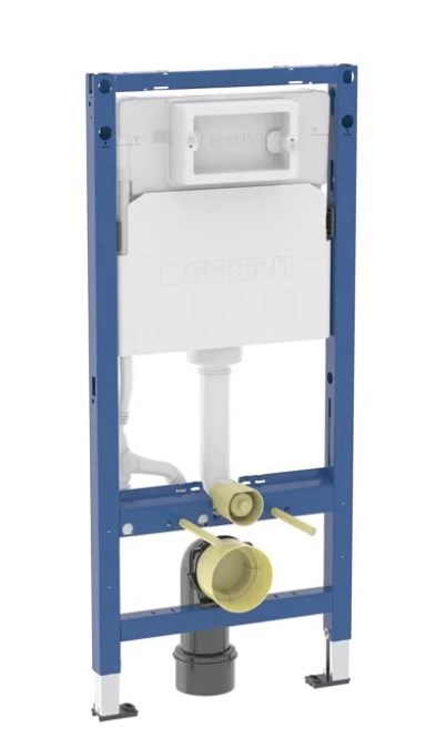 GEBERIT DUOFIX BASIC montážní prvek pro WC 112 cm, se splachovací nádržkou Delta 12 cm