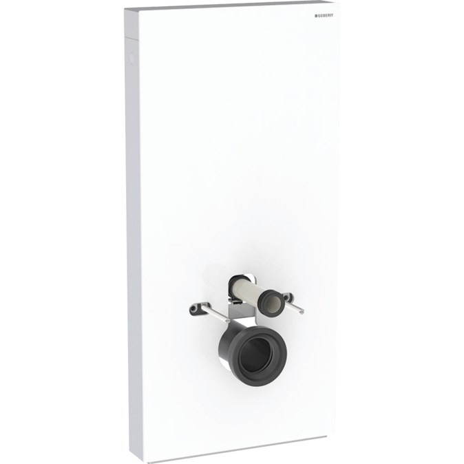 GEBERIT MONOLITH sanitární modul pro WC 101 cm, sklo, bílá