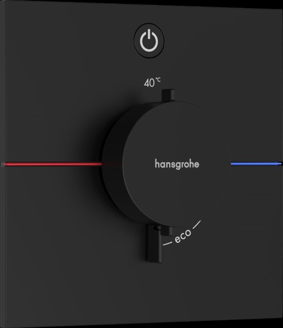 HANSGROHE SHOWERSELECT COMFORT E podomítková termostatická baterie, matná černá