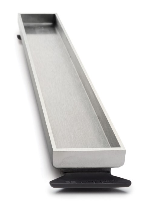 UNIDRAIN HIGHLINE 1940 rošt pro vložení dlažby CASSETTE 253 mm, kartáčovaná nerez ocel