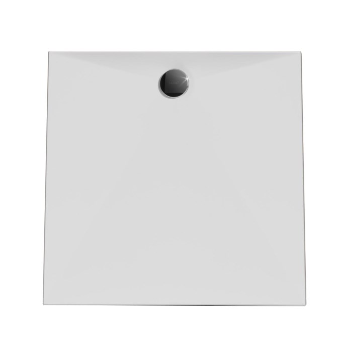 HÜPPE EASY STEP sprchová vanička 80x80 cm, litý mramor, bez nožiček