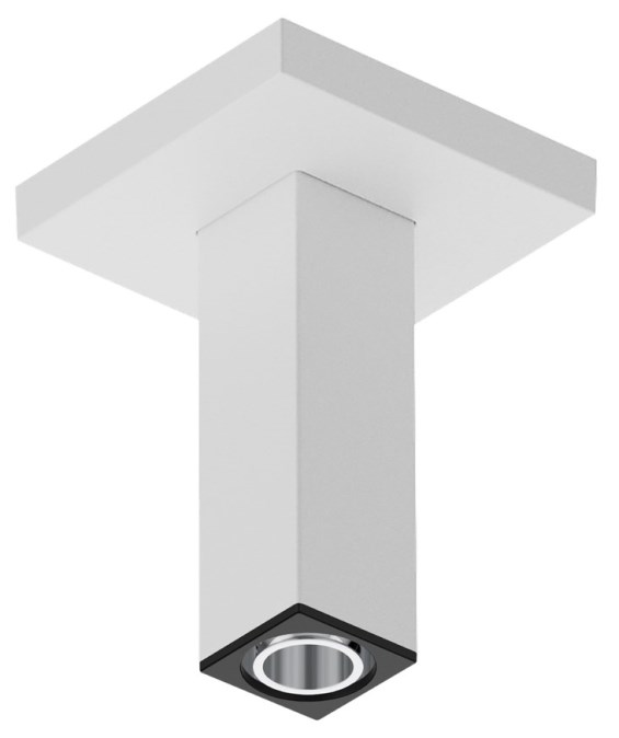 HANSGROHE E sprchové rameno 100 mm, stropní, matná bílá