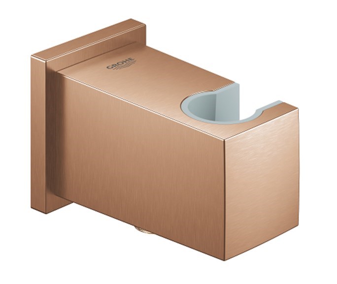 GROHE EUPHORIA CUBE držák ruční sprchy s připojením na vodu, kartáčovaný warm sunset