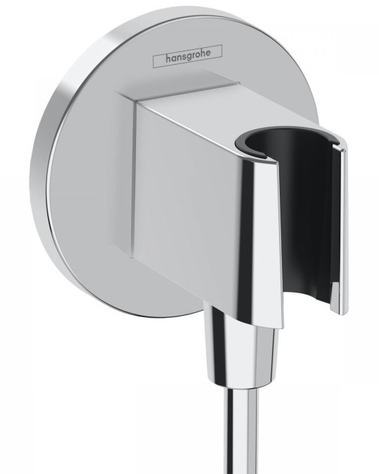 HANSGROHE FIXFIT S držák ruční sprchy s připojením na vodu, chrom