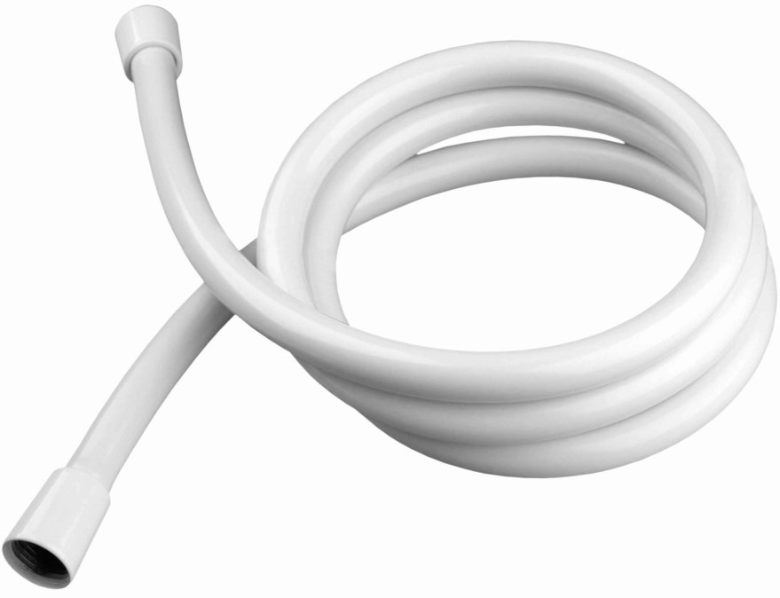 HANSGROHE ISIFLEX sprchová hadice 1250 mm, hladká, s ochranou proti překroucení a zlomení, plast, bílá