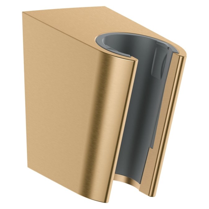 HANSGROHE PORTER S nástěnný držák ruční sprchy, kartáčovaný bronz