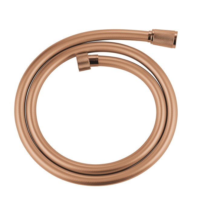 GROHE SILVERFLEX sprchová hadice 1250 mm, hladká, TwistStop, AntiFold, plast, warm sunset