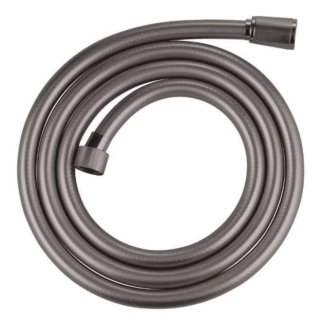 GROHE SILVERFLEX sprchová hadice 1750 mm, hladká, TwistFree, AntiFold, plast, hard graphite