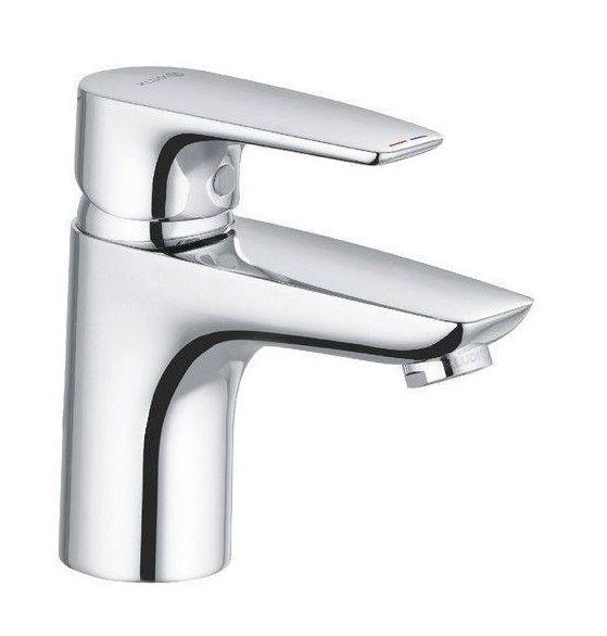 KLUDI PURE&SOLID umyvadlová stojánková baterie, chrom