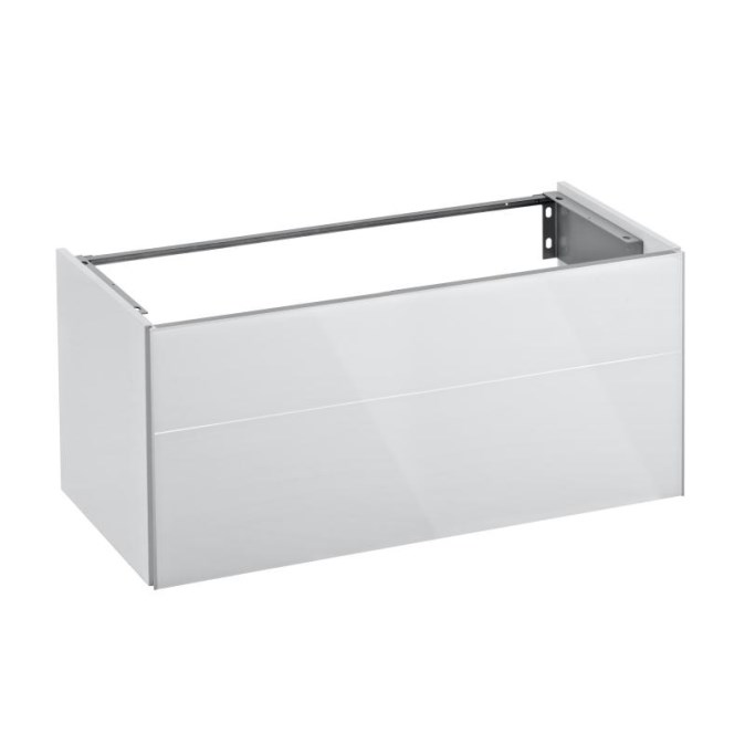 KEUCO ROYAL REFLEX skříňka pod umyvadlo 99,6x48,7x45 cm, 1 zásuvka, lesklá bílá