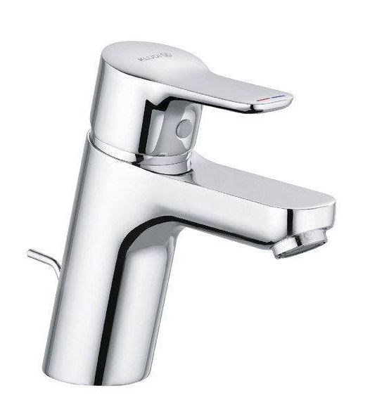 KLUDI PURE&EASY umyvadlová stojánková baterie, s odtokovou soupravou, chrom