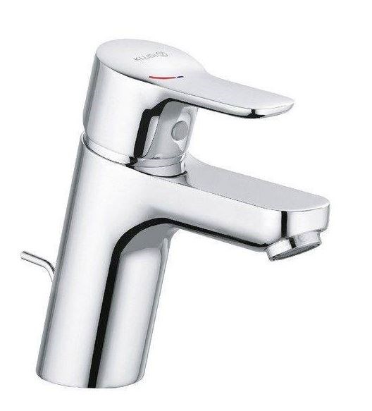 KLUDI PURE&EASY umyvadlová stojánková baterie, s odtokovou soupravou, EcoPlus, chrom