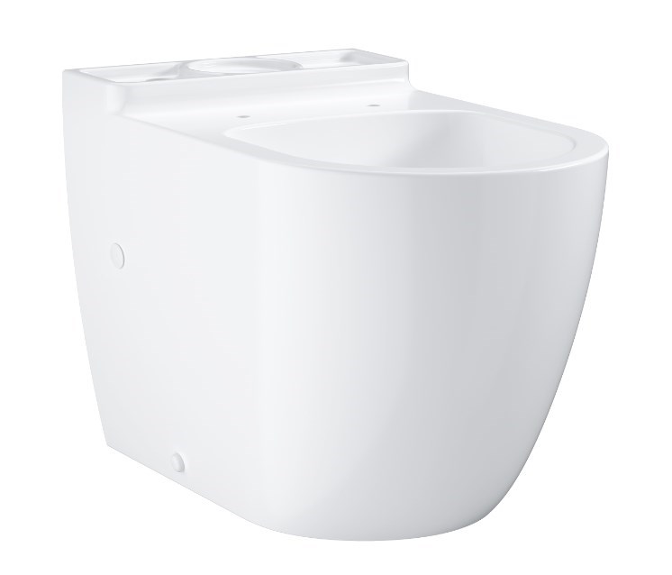 GROHE BAU CERAMIC stacionární WC, Rimless splachování, zadní odpad, alpská bílá
