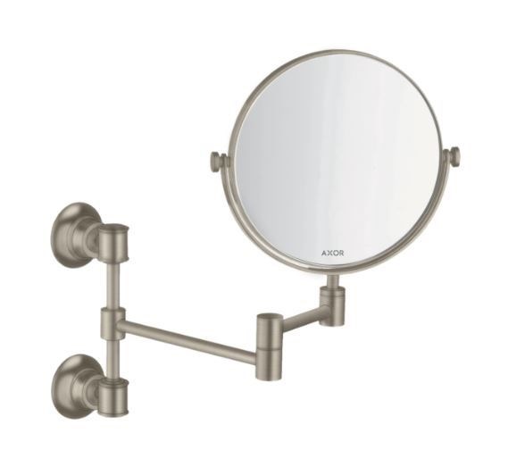 AXOR MONTREUX kosmetické zrcátko 170 mm, zvětšovací, kartáčovaný nikl