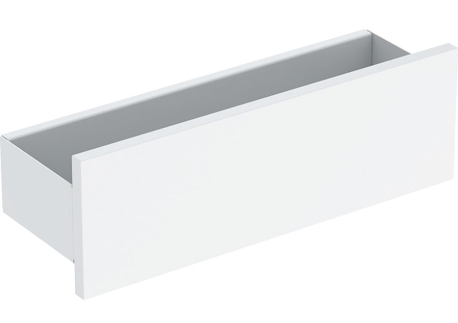 GEBERIT SMYLE SQUARE police 45x15x14,8 cm, nástěnná, bílá lesk