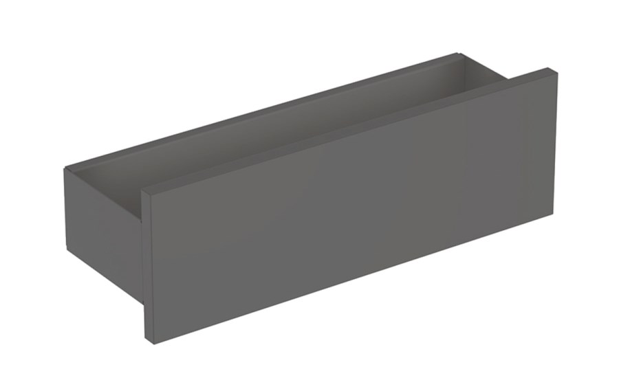 GEBERIT SMYLE SQUARE police 45x15x14,8 cm, nástěnná, matná láva