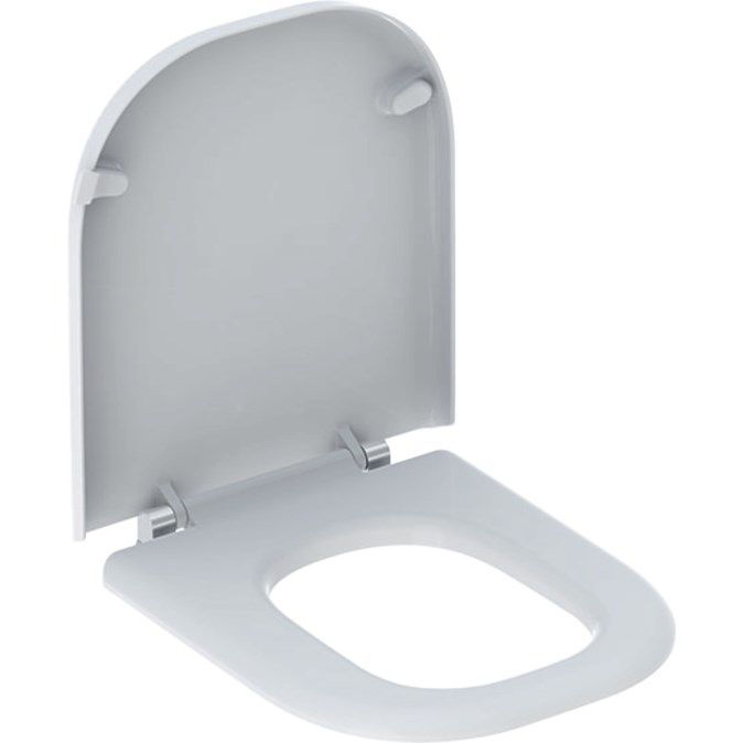 GEBERIT SELNOVA COMFORT SQUARE WC sedátko, bezbariérové, bílá
