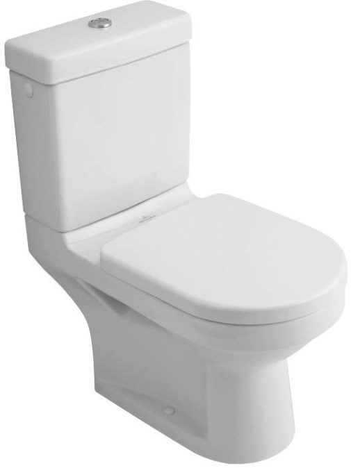 VILLEROY & BOCH VERITY DESIGN nádržka keramická, s dvoupolohovou armaturou, bílá Alpin
