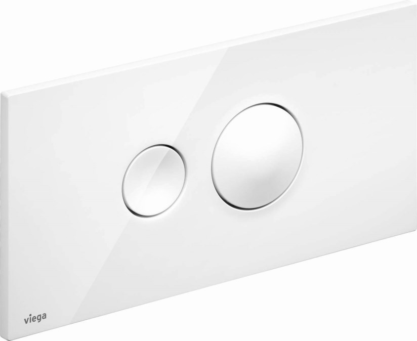 VIEGA VISIGN FOR STYLE 10 8315.1 ovládací tlačítko pro dvě splachování, plast, alpská bílá