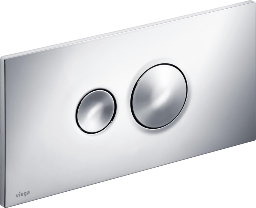 VIEGA VISIGN FOR STYLE 10 8315.1 ovládací tlačítko pro dvě splachování, plast, chrom