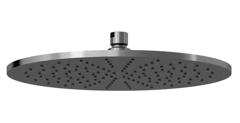 KLUDI A-QA horní sprcha pr. 300 mm, kartáčovaný gun metal