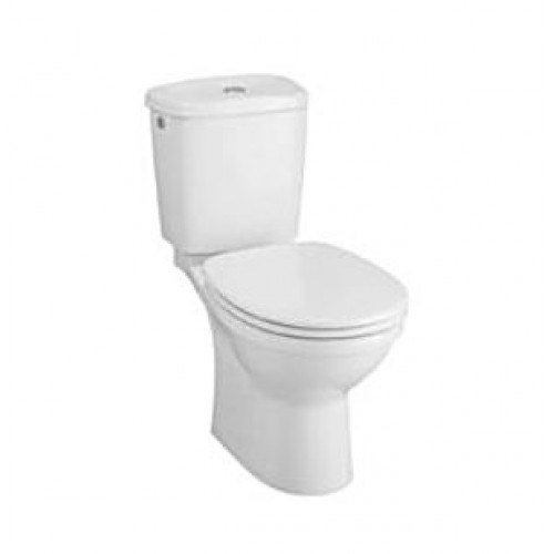 VILLEROY & BOCH AMICA WC kombi mísa, zadní odpad, CeramicPlus, alpská bílá