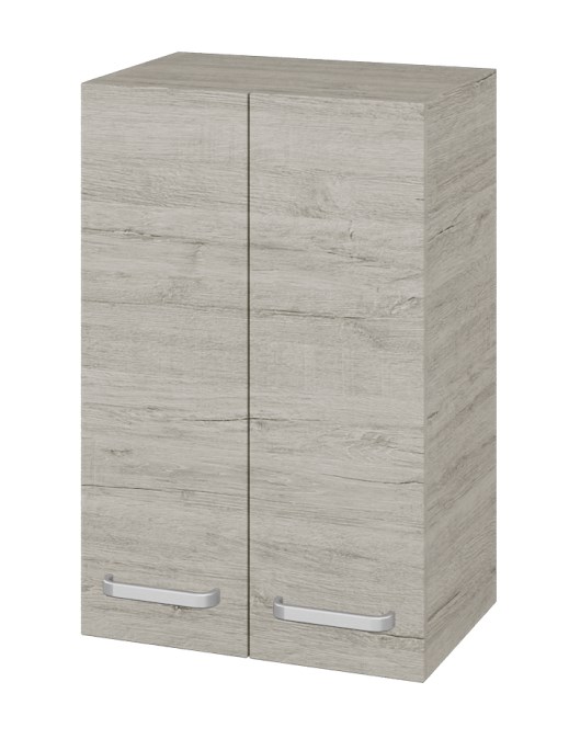 DŘEVOJAS SYD2 50 nízká schrank 50x35,2x77,1 cm, 2 türen, úchytka hliník mat, oregon
