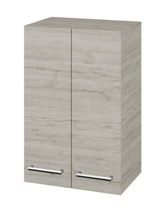 DŘEVOJAS SYD2 50 nízká skříňka 50x35,2x77,1 cm, 2 dvířka, úchytka chrom, oregon