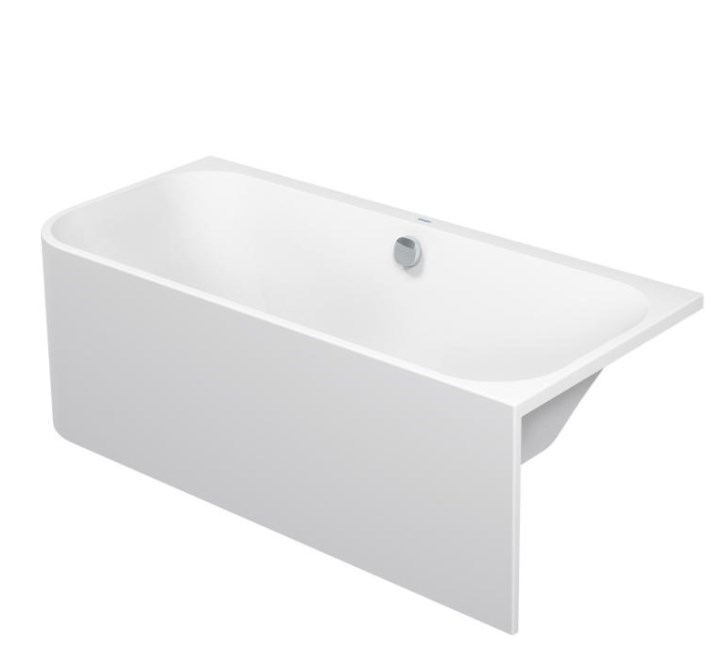 DURAVIT HAPPY D.2 rohová vana 180x80 cm, pro 2 osoby, s nožičkami, akrylát
