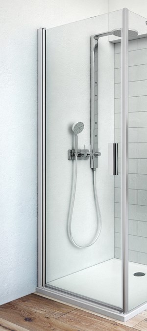 ROTH TOWER LINE TCO1/900 sprchové dveře 90x200 cm, lítací, stříbro/sklo intimglass