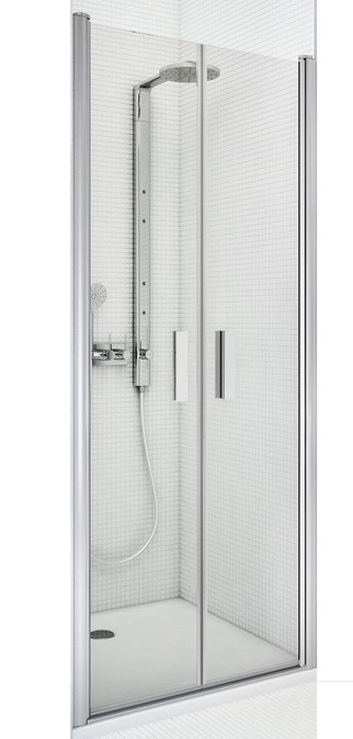 ROTH TOWER LINE TCN2/800 sprchové dveře 80x200 cm, lítací, stříbro/sklo transparent