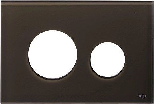TECE LOOP kryt 220x150mm, pro kombinaci s tlačítkovou deskou, sklo/kávově hnědá