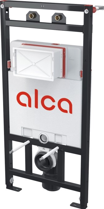 ALCA A108F/1100 montážní prvek pro výlevku a baterii 110 cm, se splachovací nádržkou