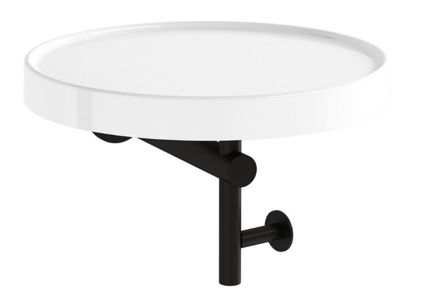 VITRA ARCHIPLAN police 300 mm, nástěnná, keramika, černá