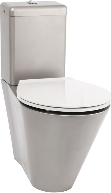 AZP BRNO WC kombi, se sedátkem, vario odpad, nerez