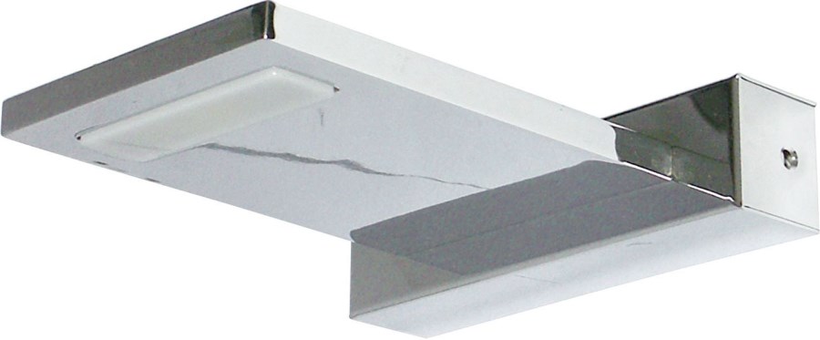 LEBON EAGLE T2 nástěnné LED svítidlo 3,5 W, 40 mm, chrom
