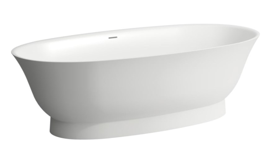 LAUFEN THE NEW CLASSIC volně stojící vana 190x90 cm, s odtokovou soupravou, sentec