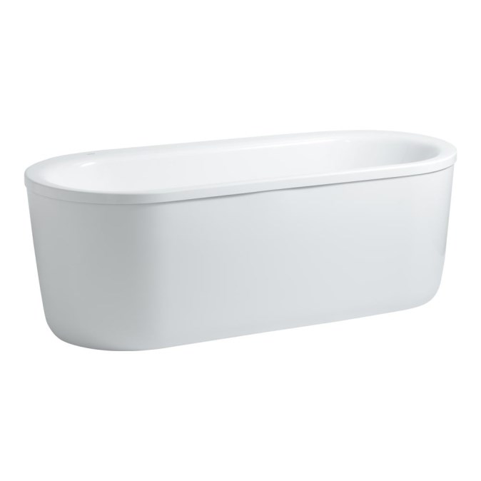 LAUFEN SOLUTIONS volně stojící vana 180x80 cm, s rámem a panelem, akrylát