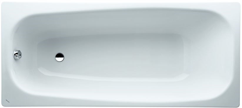 LAUFEN MODERNA PLUS vana 170x75 cm, bez nožiček, smaltovaná ocel, antislip