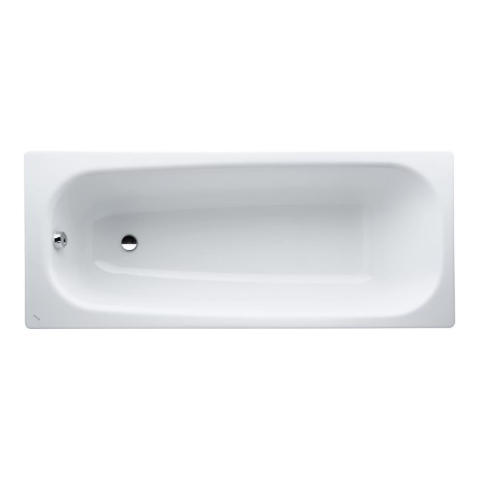 LAUFEN MODERNA PLUS vana 160x70 cm, bez nožiček, smaltovaná ocel, antislip