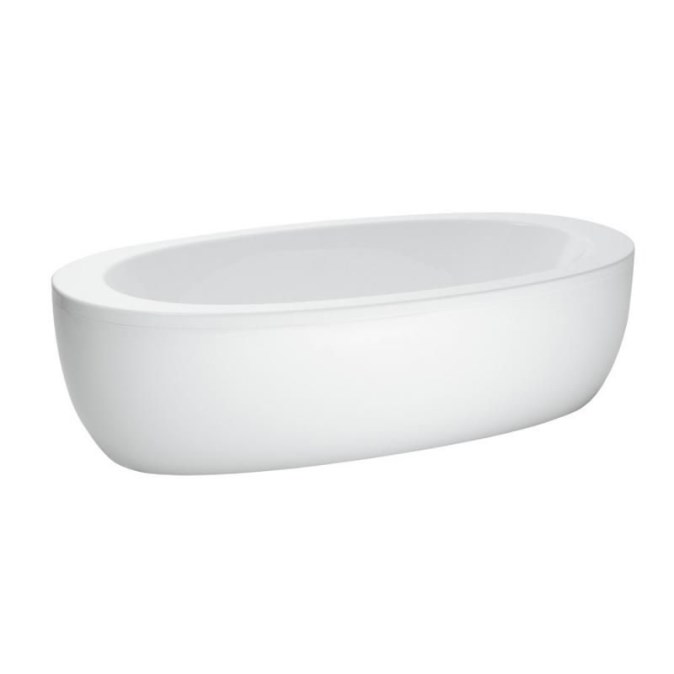 LAUFEN ILBAGNOALESSI volně stojící vana 203x102 cm, hydromasážní, senzor, LED osvětlení, akrylát