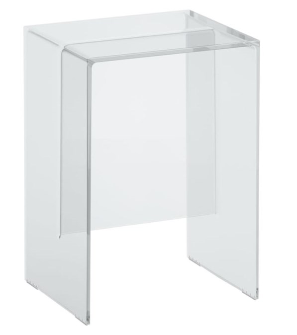 KARTELL BY LAUFEN stolička do sprchy, krystal transparentní