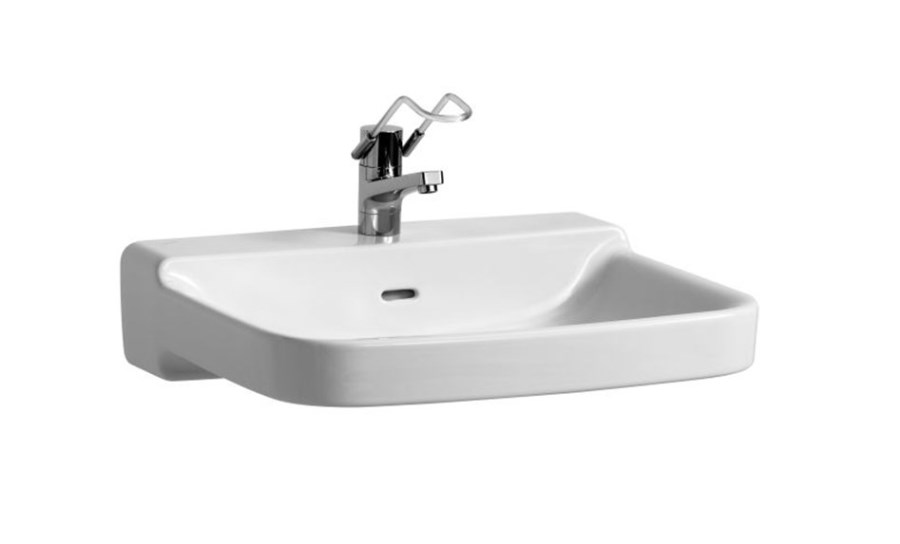 LAUFEN PRO LIBERTY bezbariérové umyvadlo 65 cm, s otvorem pro baterii a přepadem